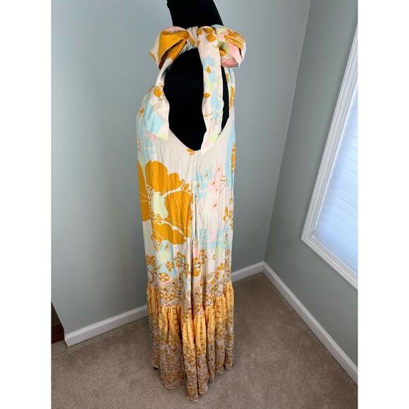 NWT Free People Cote D Azur Maxi Dress Ivory -XS - Picture 6 of 10